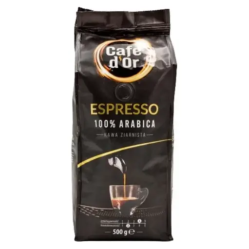 Кава в зернах Cafe d’or Espresso 100% арабіка 500г