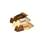 Швейцарський шоколад МІКС з медом і мигдальною нугою Tobleron Tiny 744г Швейцарія