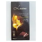 Шоколад чорний з апельсином 70% какао Luximo Premium Польща 100 г.
