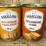 Сгущенное молоко "ИРИСКА" Bakallino Masa Krówkowa Kajmak 460г Польша