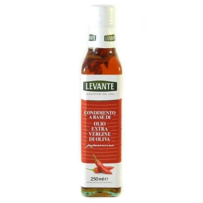 Оливкова олія з перцем чилі LEVANTE Olio Extra Vergine Peperoncino 250 мл Італія