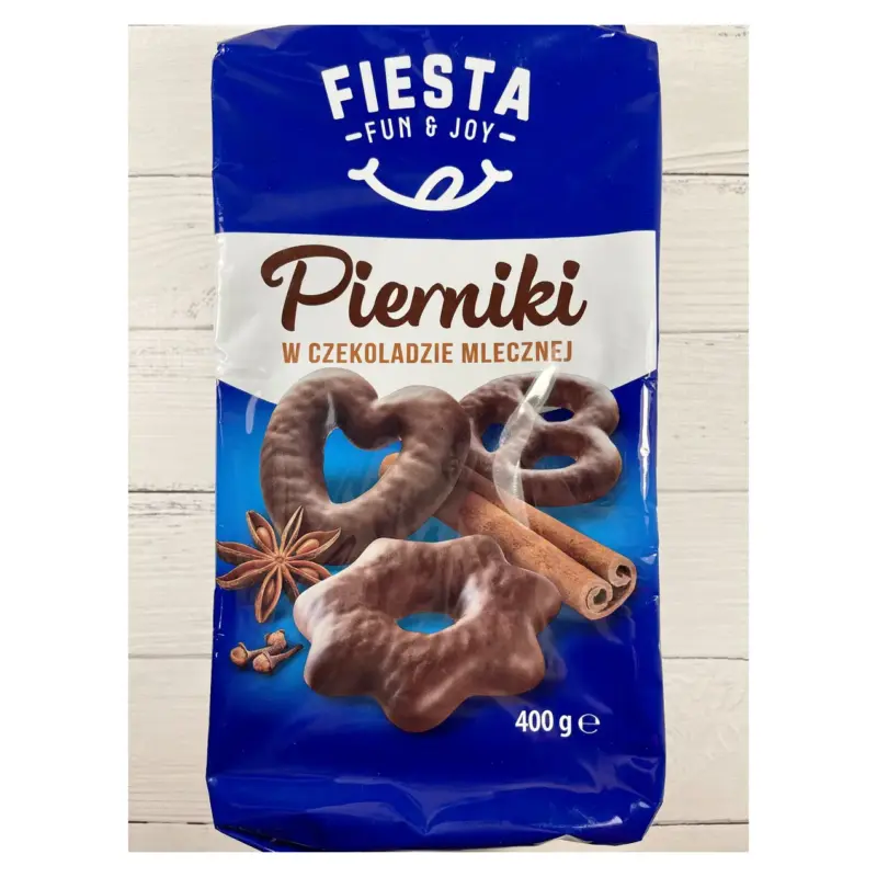 Пряники в молочному шоколаді Fiesta Pierniki 400г Польща