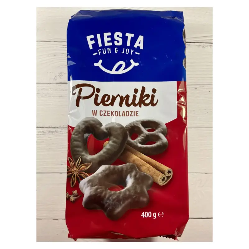 Пряники в темному шоколаді Fiesta Pierniki 400 г Польща