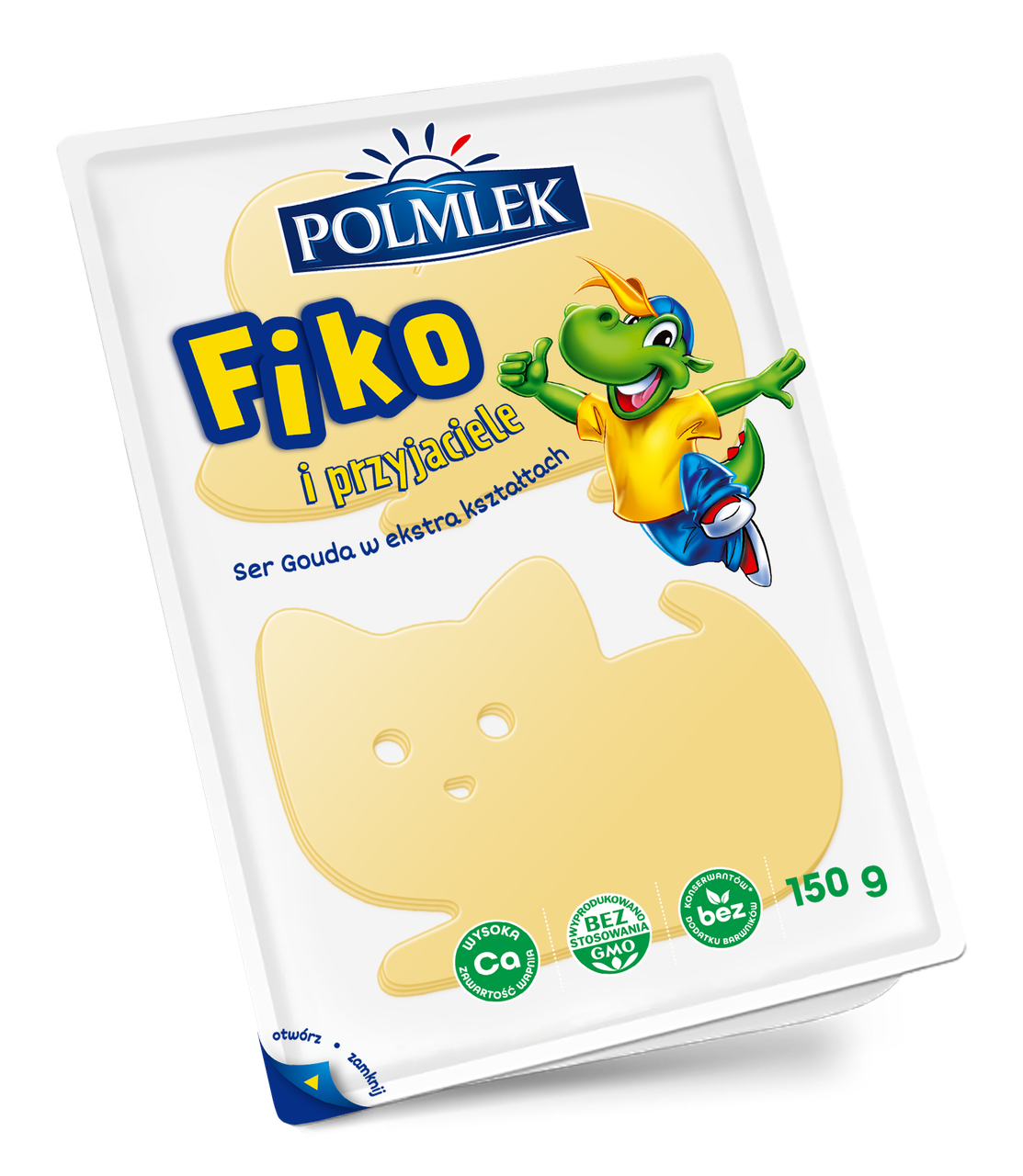 Сир дитячий БЕЗ КОНСЕРВАНІВ Fiko i przyjaciele (Фіко та друзі) Gouda Польща 150г