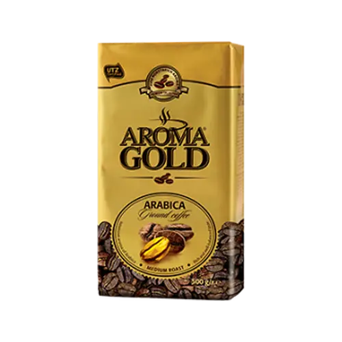 Кава мелена Aroma Gold (Кава Золотий) 100% арабіка Німеччина 500г