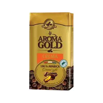 Кава мелена Aroma Gold Crema (Кава Золотий) 100% арабіка Німеччина 500г