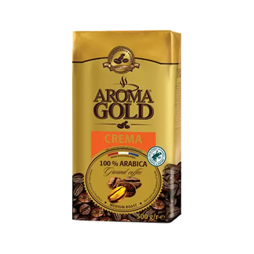 Кава мелена Aroma Gold Crema (Кава Золотий) 100% арабіка Німеччина 500г