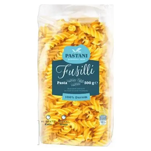 Макаронні вироби Pastani Fusilli Спіралі 500г Польща
