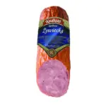 Ковбаса зі свинини (Ветчинно-рублена) Живецька Zywiecka Kielbasa Wedlin 600 г Польща