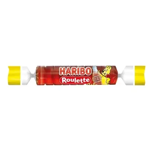 Желейні цукерки зі смаком КОЛА Haribo Roulette COLA Німеччина 25г