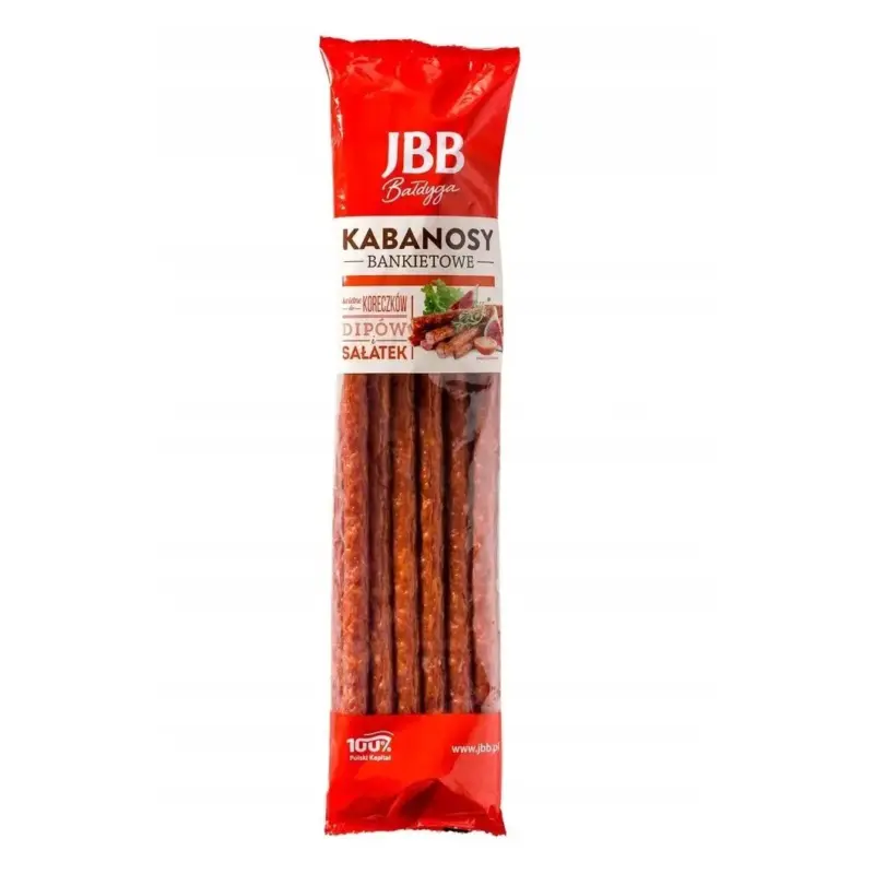 Ковбаски Кабаноски JBB, KABANOSY BANKIETOWE 240 г Польща