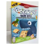 Шоколадне повітряне печиво з пластівців Oceanix Cuetara Shark Bites 150г Іспанія