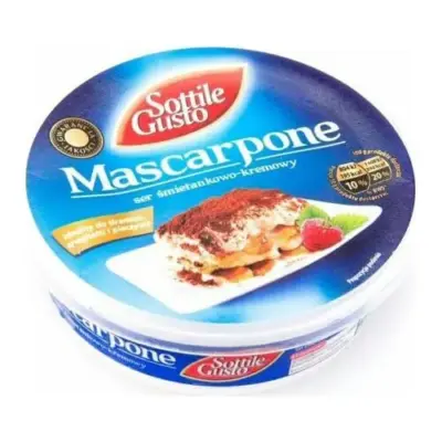 Сир Маскарпоне Sottile Gusto Mascarpone 250 г Італія