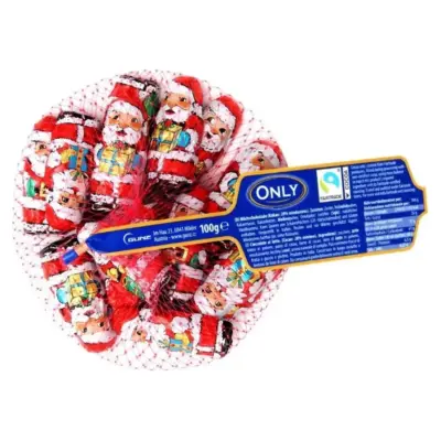 Шоколад молочний Санта Клауси Only Австрія 100 г
