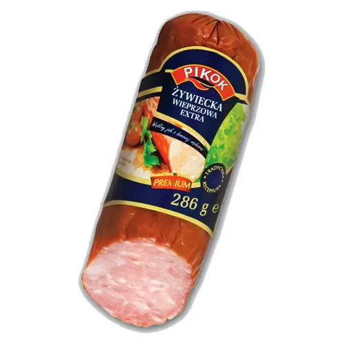 Ковбаса зі свинини (Ветчинно-рублена) Pikok Живецька Zywiecka Kielbasa Wedlin 286 г Польща