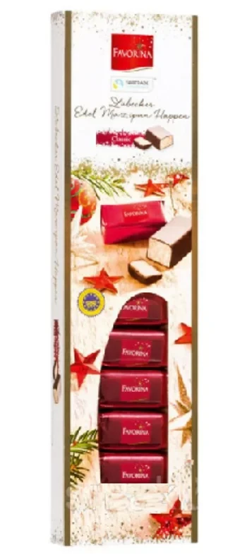 Марципан у чорному шоколаді ( цукерки) Marzipan Dark Favorina 125 г Німеччина