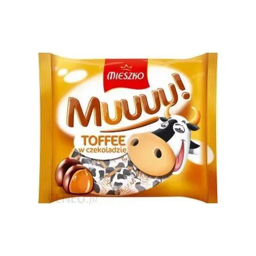 Цукерки (ірис) у шоколаді з карамельною начинкою “Muuuu!” 1кг ТМ Mieszko