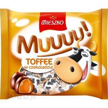 Цукерки (ірис) у шоколаді з карамельною начинкою "Muuuu!" 1кг ТМ Mieszko