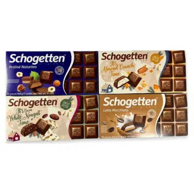 Шоколад Schogetten (Шогетний) 4 шт. х100г Німеччина