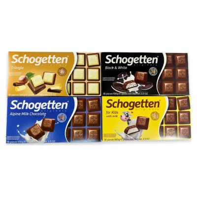 Шоколад Schogetten (Шогеттен) 4шт х100г Німеччина