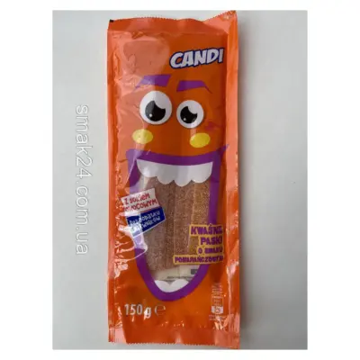 Желейні цукерки кислі зі смаком Апельсину Candi Strawberry 150 г