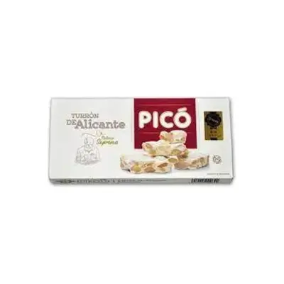 Білий туррон із мигдалем і медом БЕЗ ГЛЮТЕНА PICO Turron De Alicante 150 г Іспанія