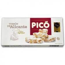 Білий туррон з мигдалем і медом БЕЗ ГЛЮТЕНУ PICO Turron De Alicante 150г Іспанія