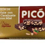 Туррон (Нуга) з молочного шоколаду і смаженого арахісу Pico Turron de chocolate con leche 200 г Іспанія