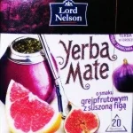 Чай со вкусом Грейпфрута и Инжира Lord Nelson Yerba Mate o smaku Grejpfrutowym z Suszona Figa  20пакет. Польща