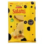 Сир напівтвердий БЕЗ ЛАКТОЗИ, БЕЗ КОНСЕРВАНІВ Serenada Salami Ser Zolty 135 г Польща