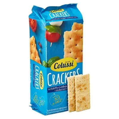 Крекери салатні менш солоні Colussі Crackers a Ridotto 500г Італія