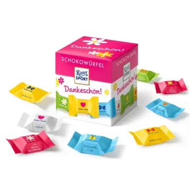 Міні-шоколад Ritter Sport 5 смаків Schokowurfel 192 г (24шт) Німеччина