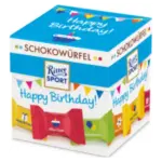 Міні-шоколад Ritter Sport 3 смаку Schokowurfel 192 г (24шт) Німеччина