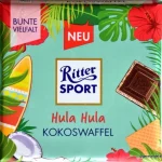 Шоколад Кокосова вафля Ritter Sport Hula Hula Kokoswaffel 100г Німеччина