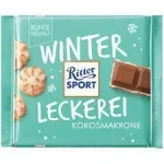 Шоколад Кокосове мигдальне печиво Ritter Sport Kokosmakrone Німеччина 100 г