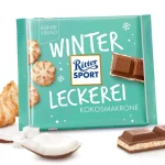 Шоколад Кокосове мигдальне печиво Ritter Sport Kokosmakrone Німеччина 100 г