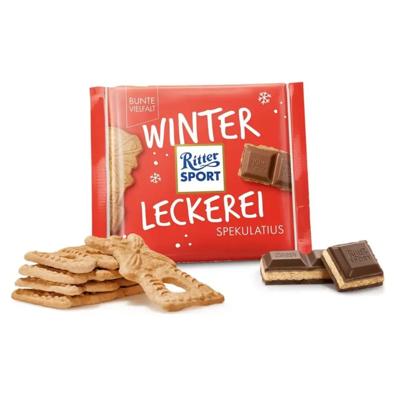 Шоколад Різдвяний пряник” Ritter Sport Spekulatius Німеччина 100г