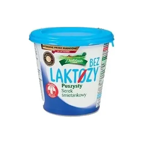 Сир-крем сирний БЕЗ ЛАСТОЗИ (сирне намазка) Delikate serek Польща 150г