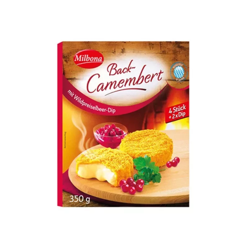 Камамбер із журавлинним соусом Milbona Back-Camembert 350 г Німеччина