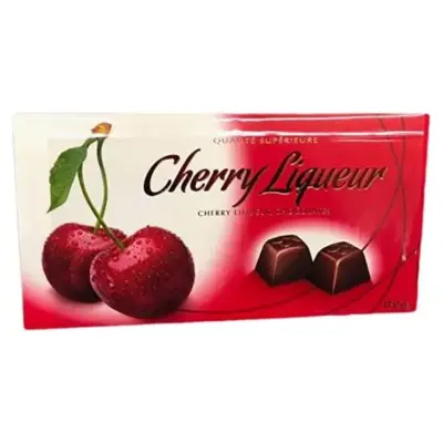 Цукерки шоколадні Праліне з вишневим лікером Qualite Superieure Cherry Chocolate 165 г