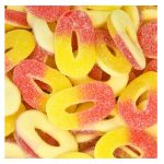 Желейні цукерки Без лактози, Без глютену Персикові кільця Trolli Pfirsichringe Німеччина 200 г