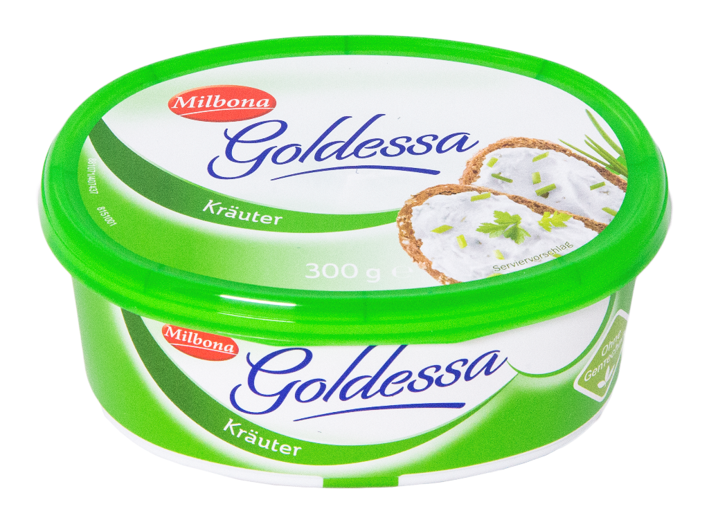 Вершковий крем-сир із зеленню Milbona Goldessa Krauter 300 г