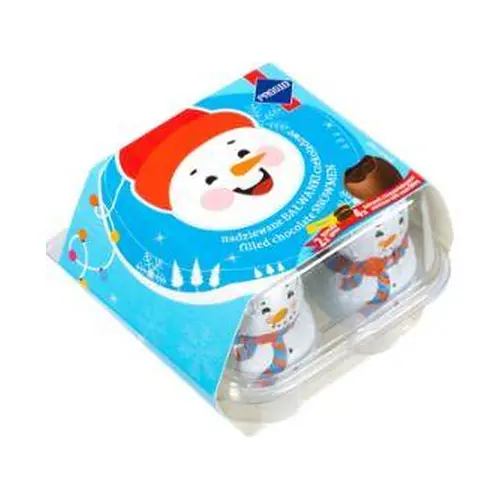 Шоколадні Сніговики із шоколадним кремом Passio Snowmen 144 г