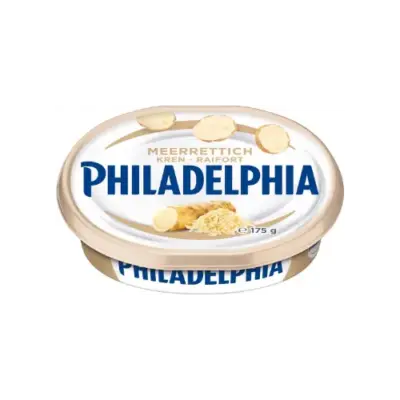 Вершковий сир із хроном Philadelphia Meerrettich 175 г Німеччина