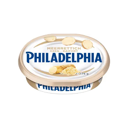 Вершковий сир із хроном Philadelphia Meerrettich 175 г Німеччина