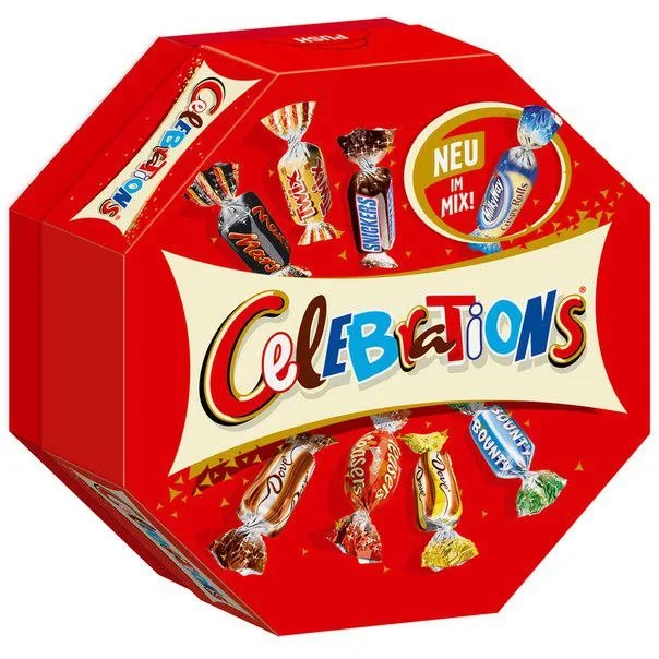 Шоколадні цукерки "Торжества" Celebrations 186г Німеччина