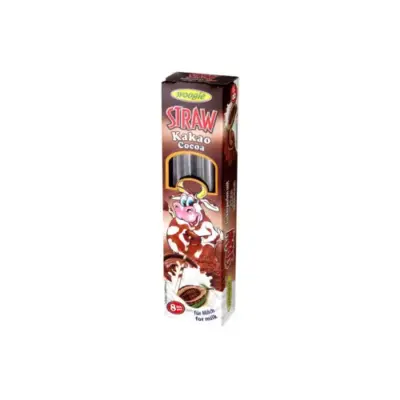 Трубочки для молока Шоколад Woogie Straws with Cocoa flavour (8 шт.x4г) 32 г Австрія