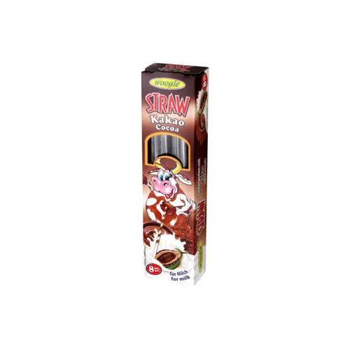 Трубочки для молока Шоколад Woogie Straws with Cocoa flavour (8 шт.x4г) 32 г Австрія