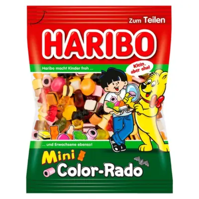 Желейні цукерки з лакрицею Haribo Mini Color-Rado Німеччина 175г