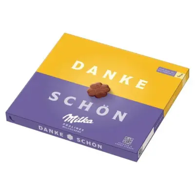 Шоколадні цукерки Праліне з кремом "Спасив" Milka Danke Schon Pralines 110 г Швейцарія